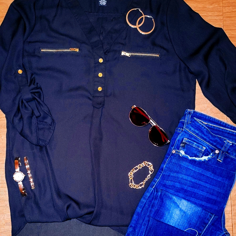 Rue21 Black Blouse